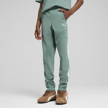 PUMA Tapered Broek 'T7 Always On' in Groen: voorkant