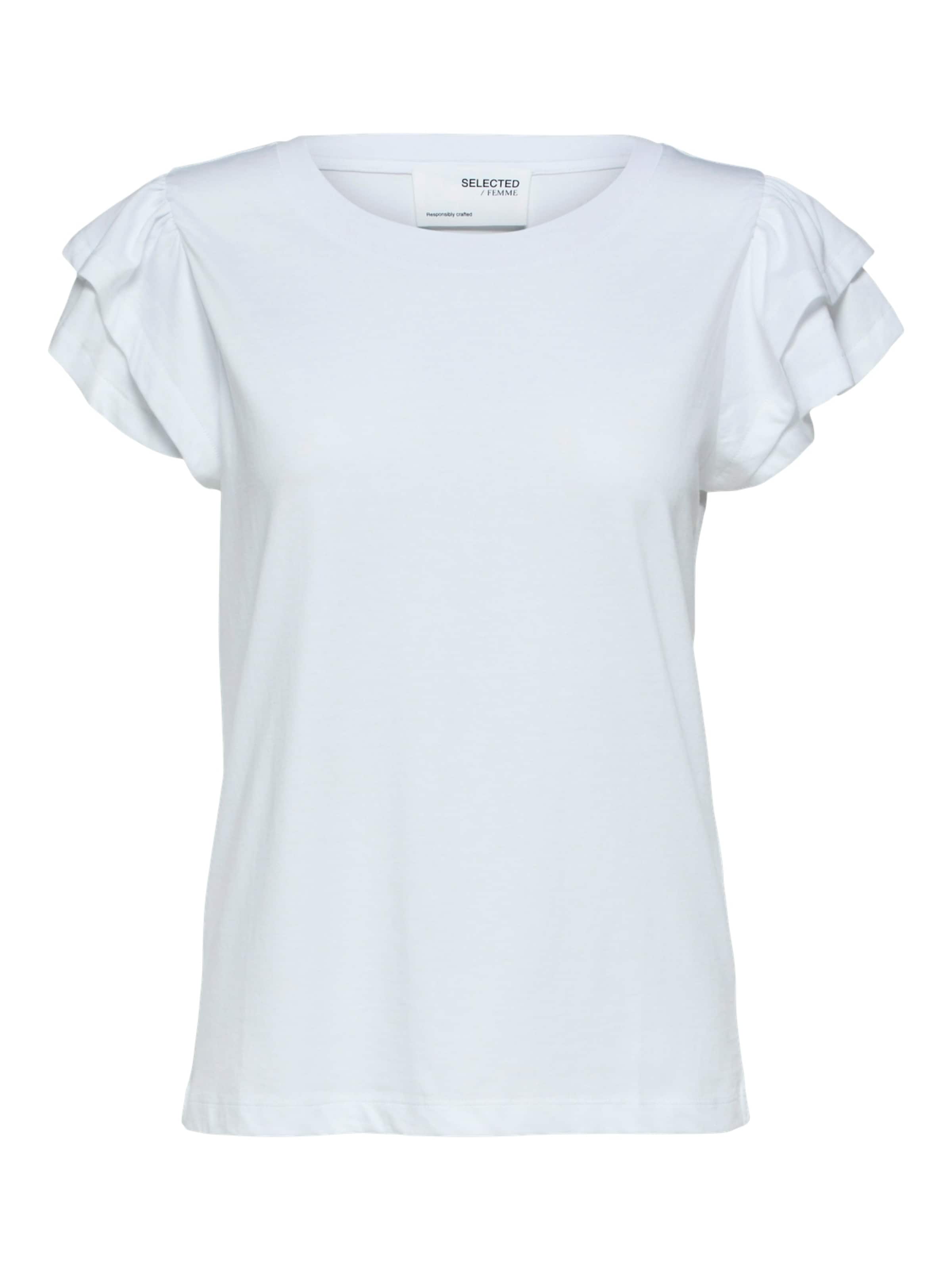 SELECTED Shirt 'SLFCamila' in White: front