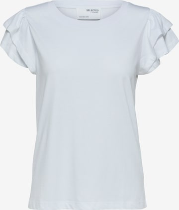 SELECTED Shirt 'SLFCamila' in White: front