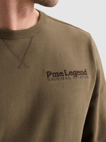 Felpa 'Sweatshirt in peached fleece with artwork' di PME Legend in verde