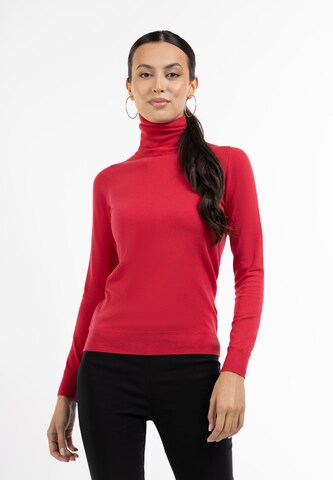 Pull-over faina en rouge : devant