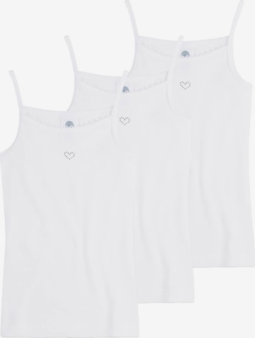 Maglietta intima di SANETTA in bianco: frontale