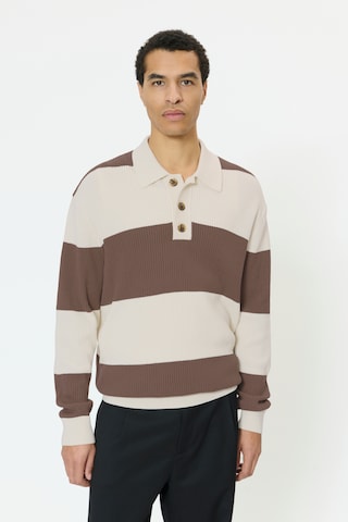 Pull-over 'MARugbo' Matinique en beige : devant