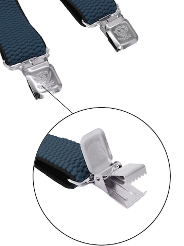 Fabio Farini Hosenträger 'X Form' in Blau