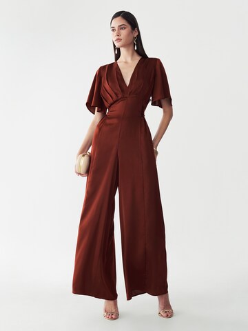 Willa Jumpsuit in Brown