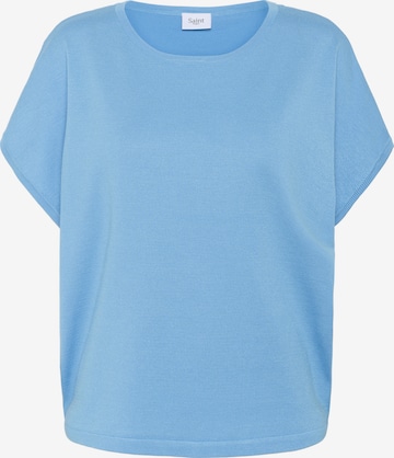 SAINT TROPEZ Pullover 'MilaSZ' in Blau: Vorderseite