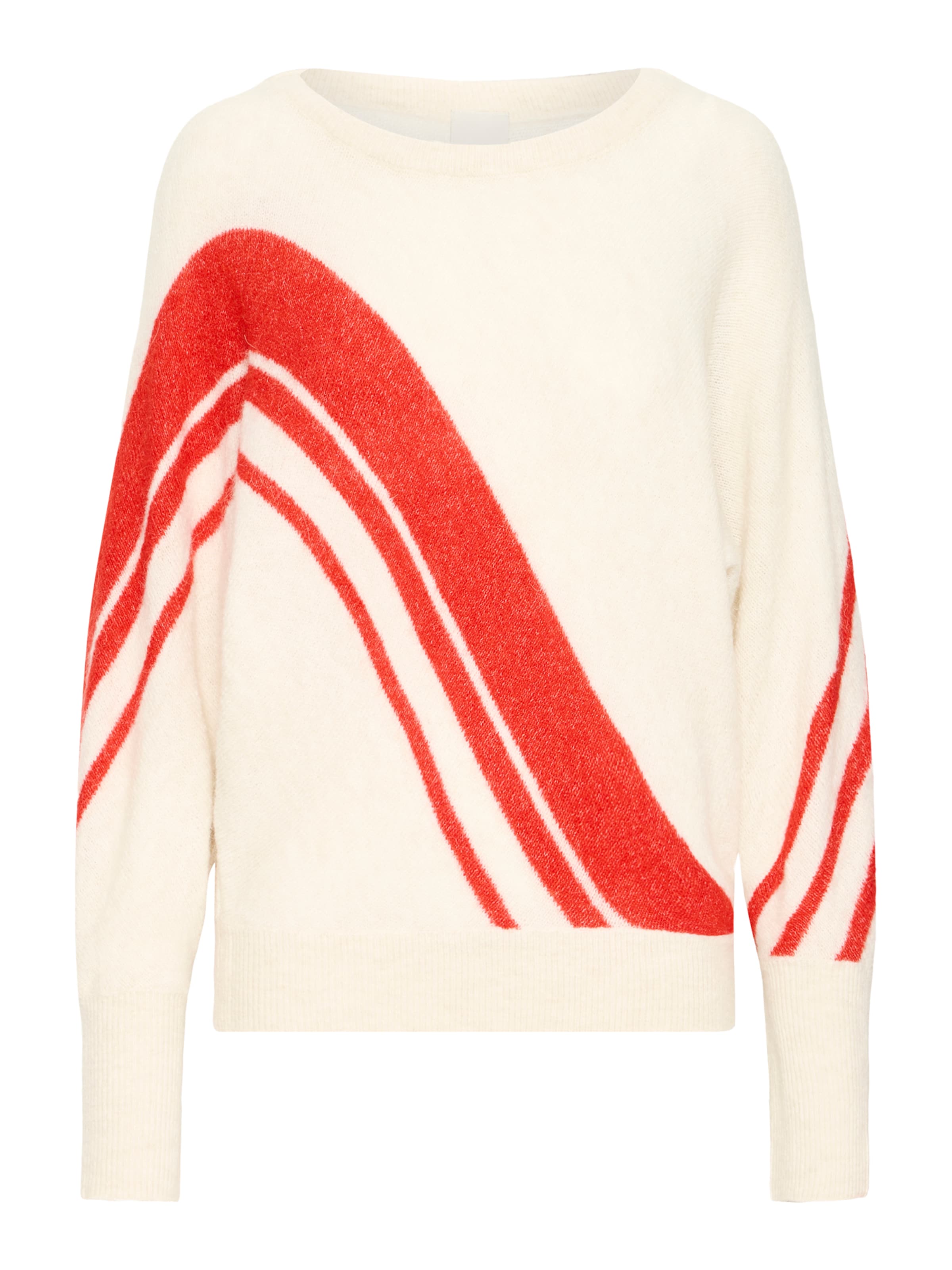 Pull-over 'IHKAMARA' ICHI en beige : devant