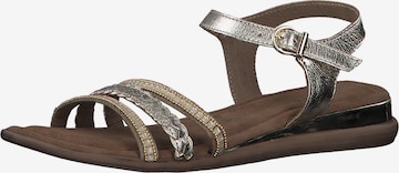 MARCO TOZZI Sandalen met riem in Goud: voorkant