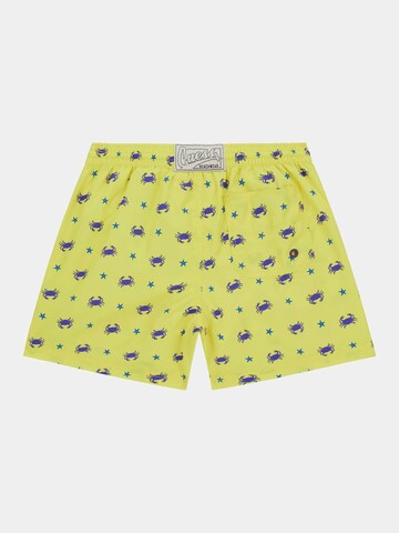 GUESS Board Shorts in Yellow