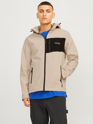 JACK & JONES Functionele jas in Beige: voorkant