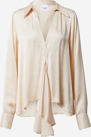 Ema Louise x ABOUT YOU Bluse 'Bianca' in Beige: predná strana