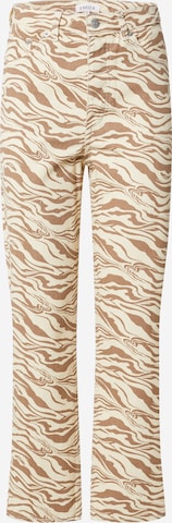 EDITED Regular Jeans 'Simea' i brun: framsida