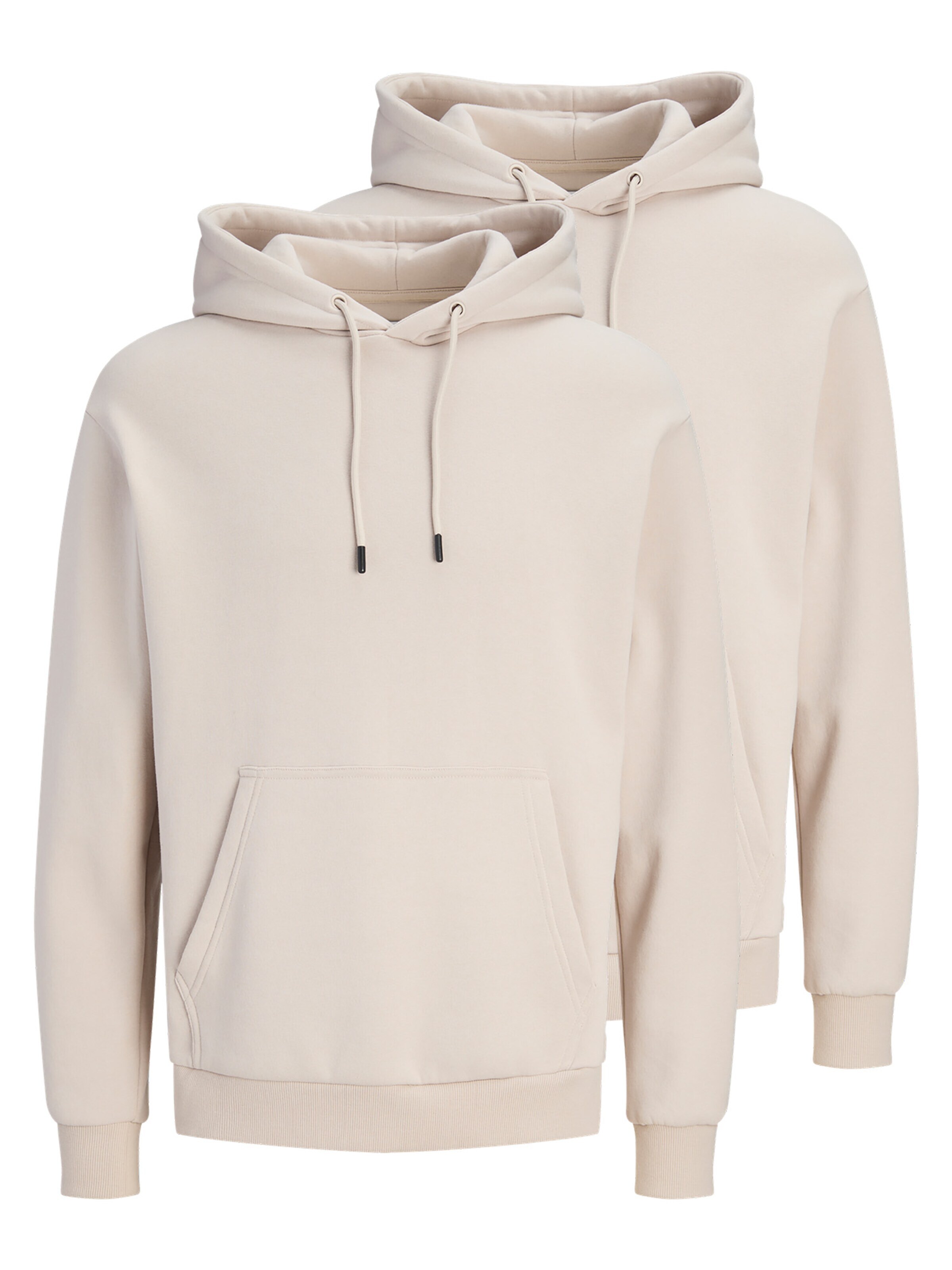JACK & JONES Sweatshirt 'Bradley' in Beige: front