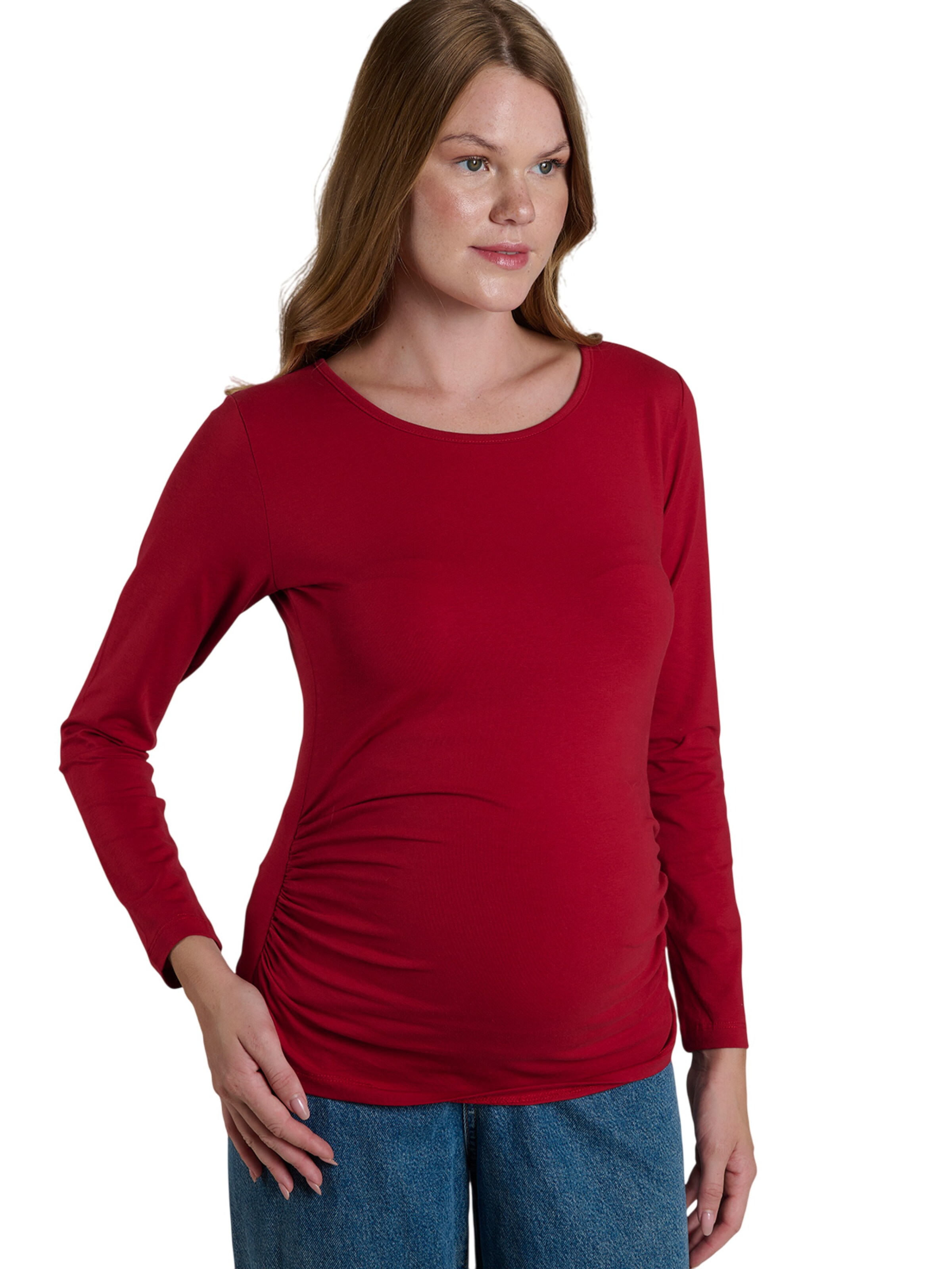 LYN MAMA Blouse in Red