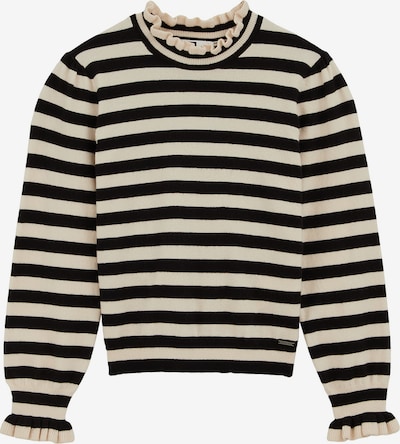 WE Fashion Neulepaita värissä kerma / musta, Tuotenäkymä