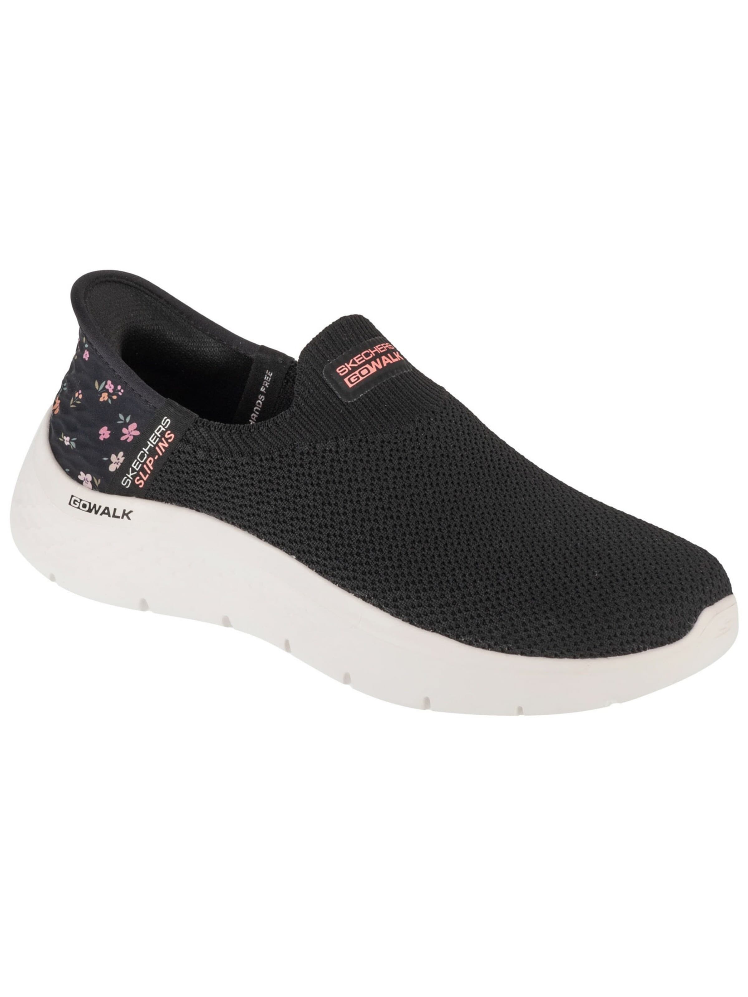 SKECHERS Slip-on 'Skechers : GO WALK Flex - Sunset Rose' in Black: front