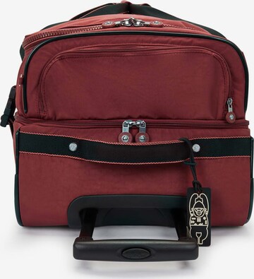 KIPLING - Mala de viagem 'TEAGAN M' em vermelho