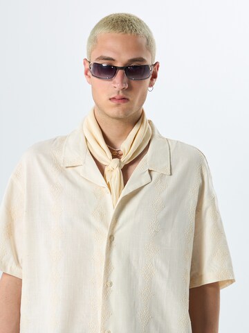 Comfort fit Camicia 'Taylor' di VAMOS CLO in beige