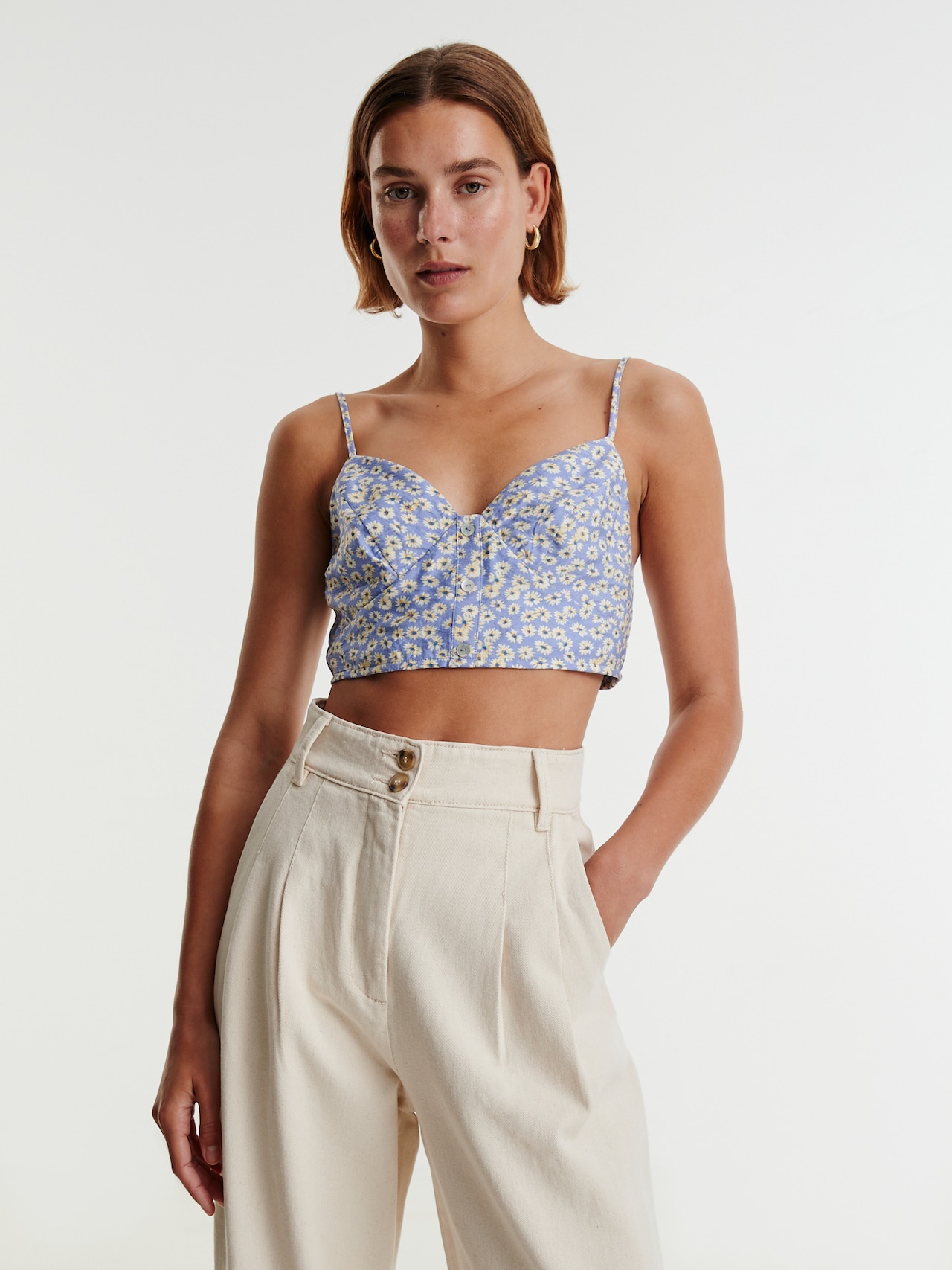 EDITED Top 'Ennie' beige