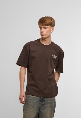 Pequs T-Shirt in Braun