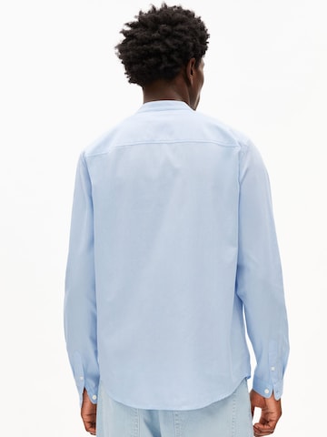 ARMEDANGELS Regular fit Button Up Shirt in Blue