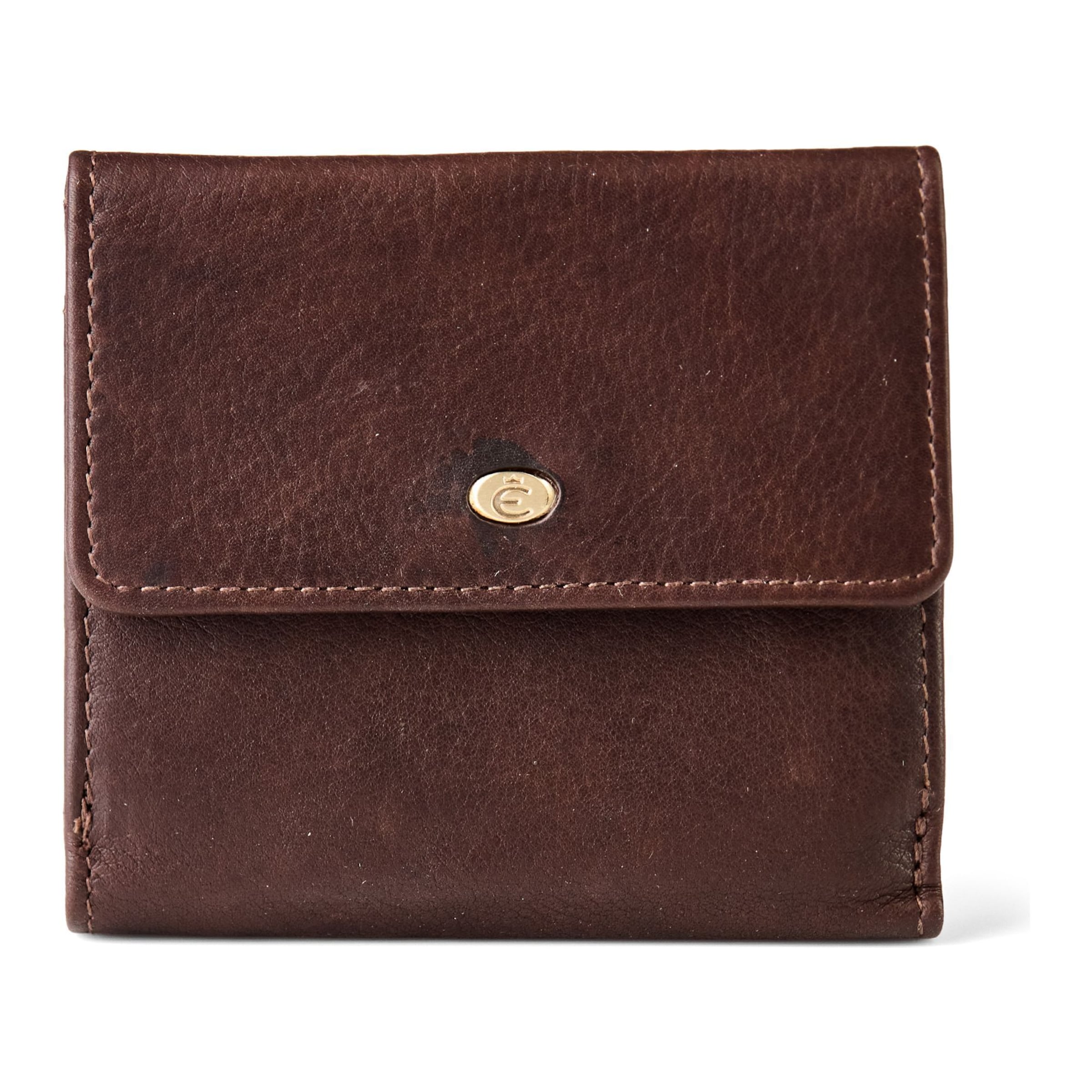 Esquire Portemonnee 'Chicago' in Bruin: voorkant