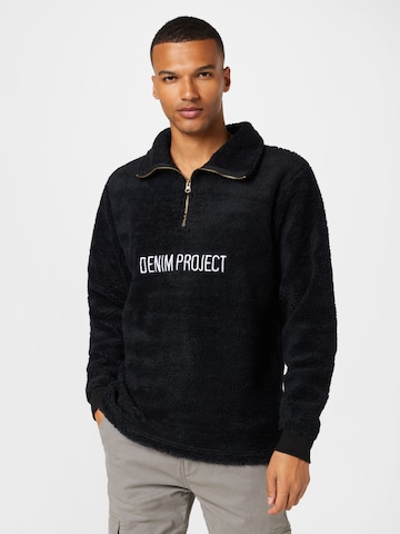 Denim Project Sweater in Black: front