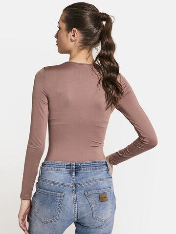 Squad the label Shirt Bodysuit in Brown