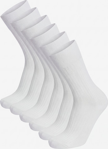 Ciocca Socken in Weiß: Vorderseite