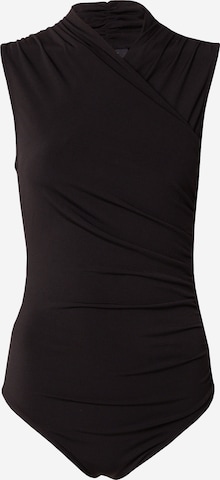 JDY Shirt Bodysuit 'MISTY' in Black: front