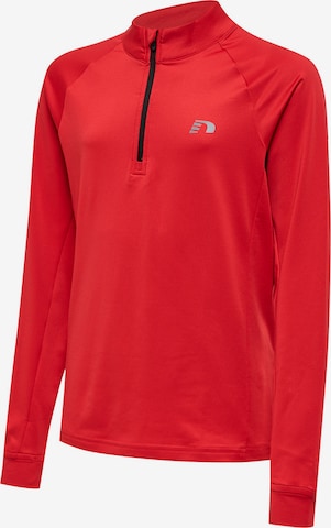 Newline Sportief sweatshirt in Rood