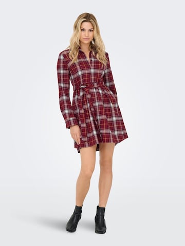 ONLY Kleid in Rot