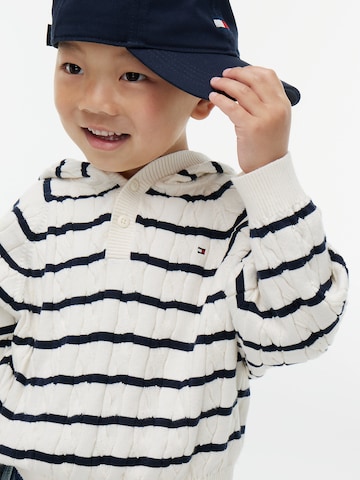 TOMMY HILFIGER Pullover in Weiß
