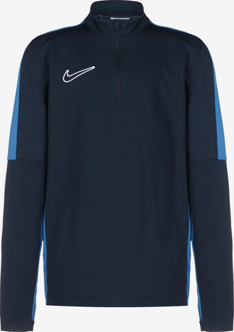 Sweat de sport NIKE en bleu : devant