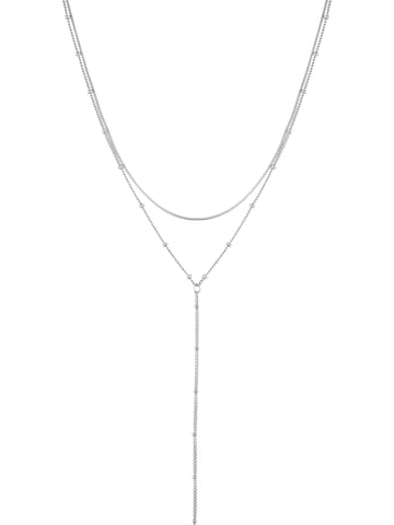 Hey Happiness Kette 'Flow'‌ in Silber