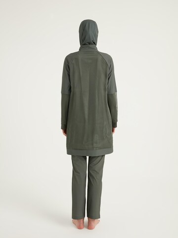 MARINA High neck Badpakjurk 'Modest Marina M2534-3' in Groen