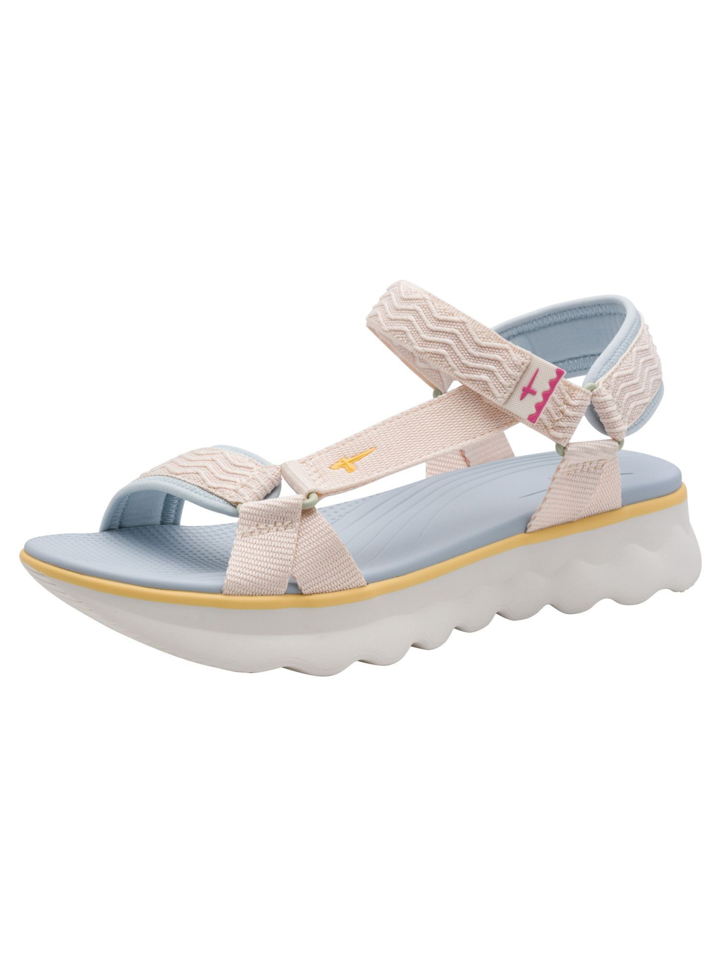 Tamaris Sandaal in Beige: voorkant