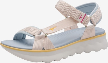 Tamaris Sandaal in Beige: voorkant