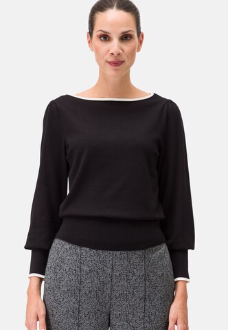 Pull-over zero en noir : devant
