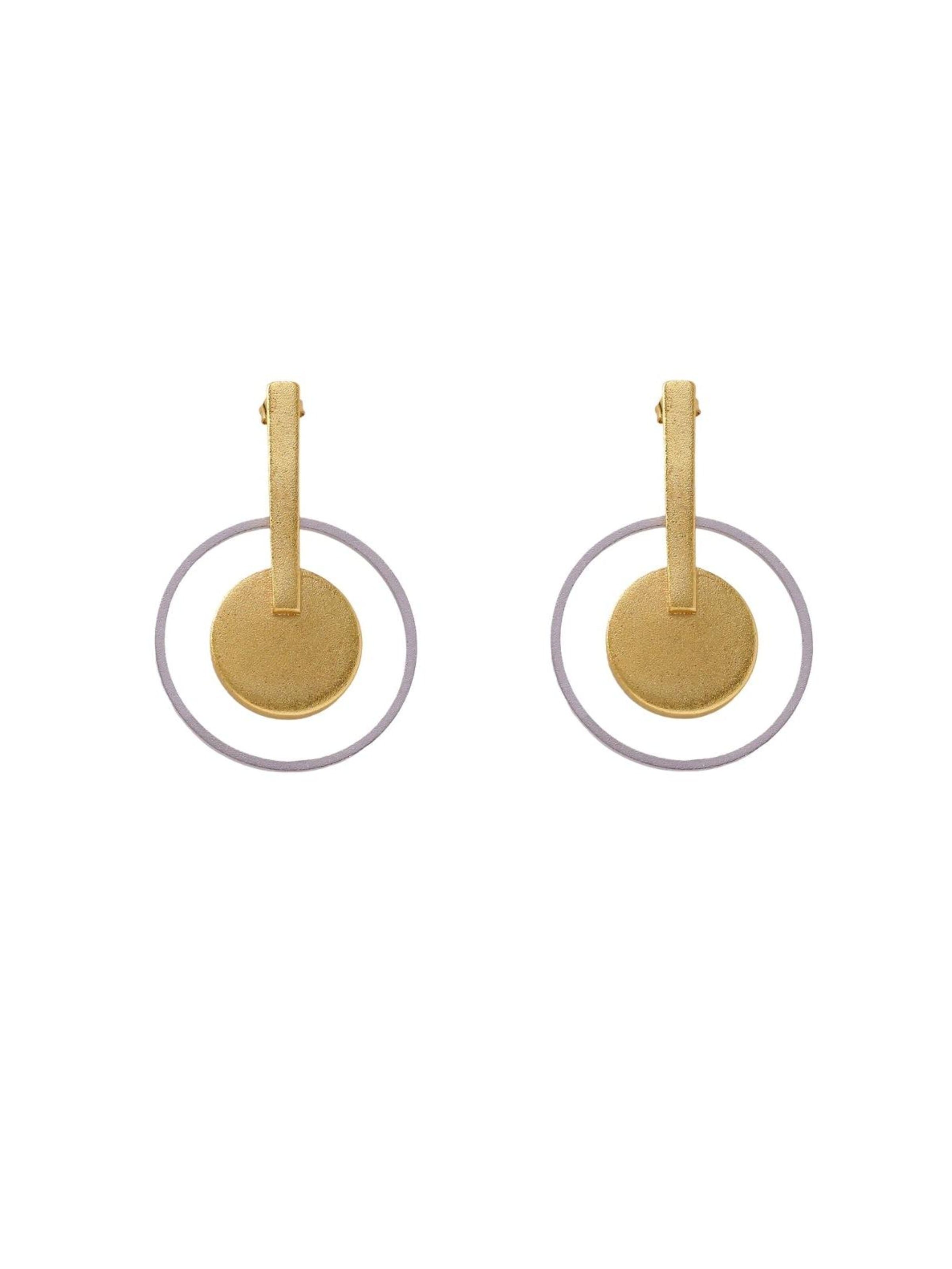 DNSK Copenhagen Earrings 'TYRA' in Silver: front