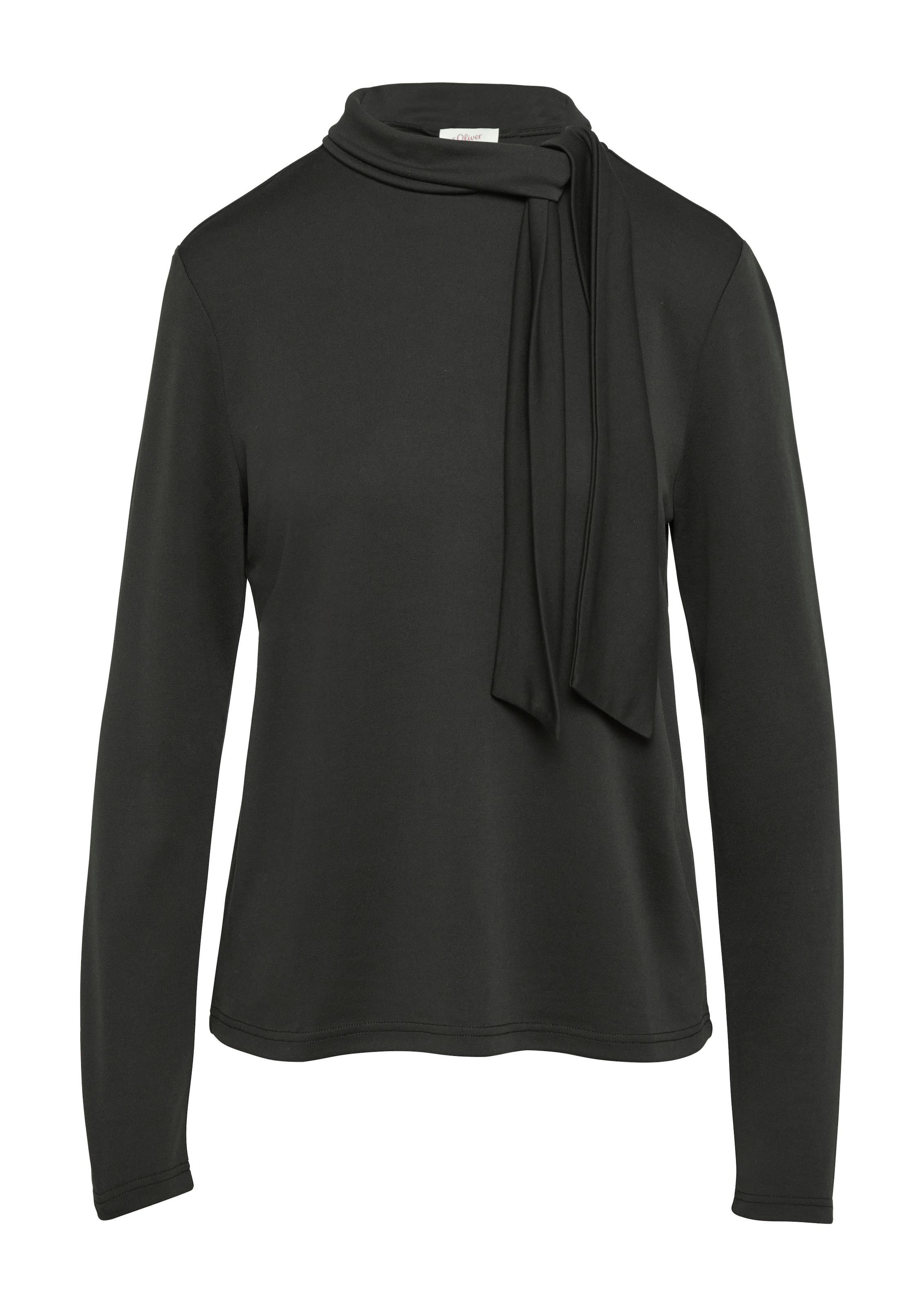 s.Oliver Shirt in Zwart: voorkant