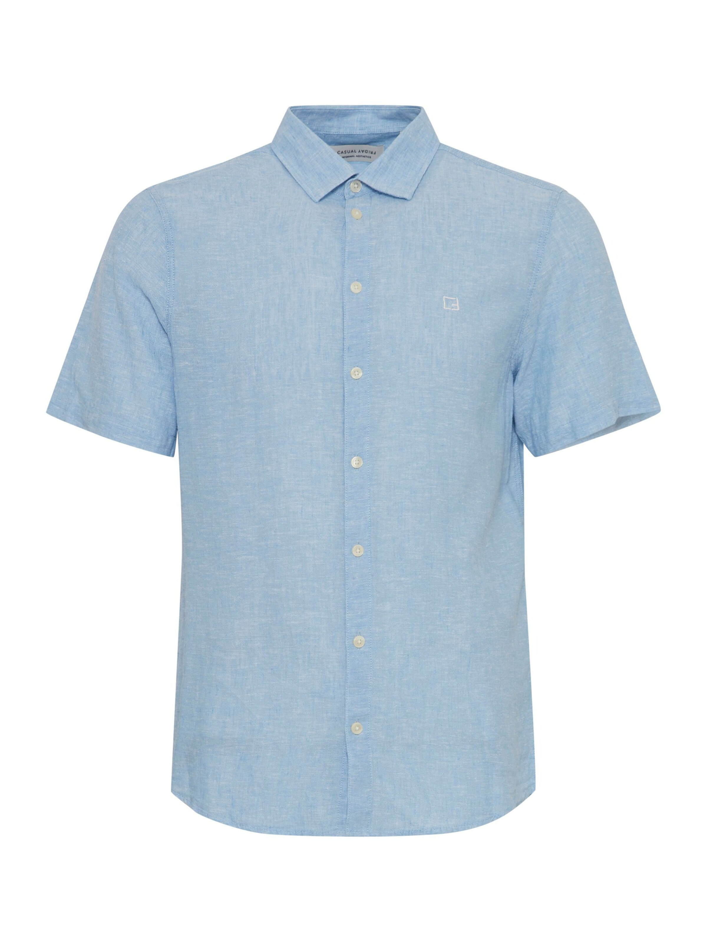 Casual Friday Hemd 'AKSEL' in Blau: Vorderseite