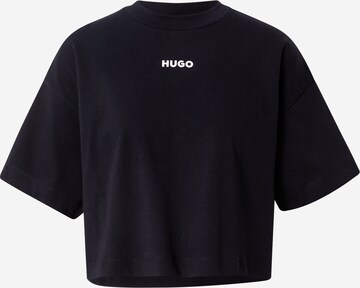 HUGO Shirt 'Daylora' in Zwart: voorkant