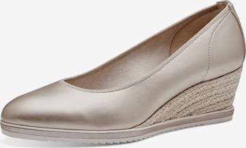 Escarpins Tamaris en beige : devant