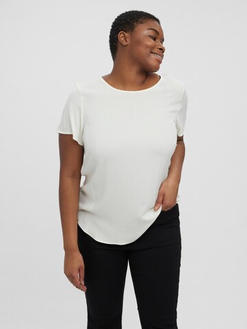 Vero Moda Curve - Camisa 'Becca' em branco: frente