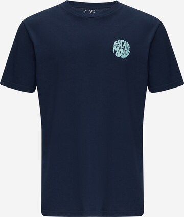 QS T-Shirt in Blau: predná strana