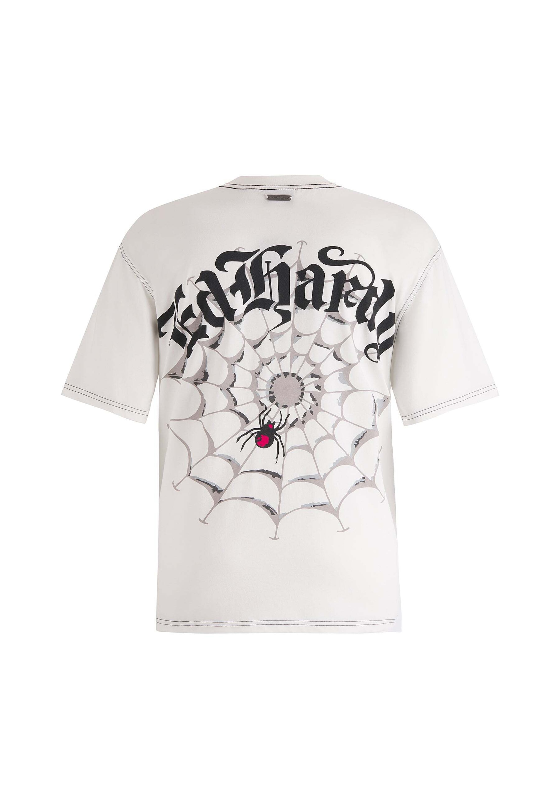 Ed Hardy Shirt 'Black Widow' in White