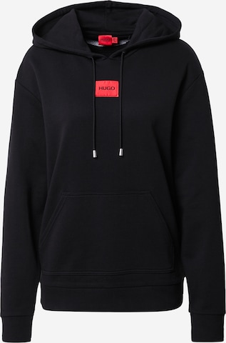 HUGO Red Sweatshirt 'Dasara' in Black: front