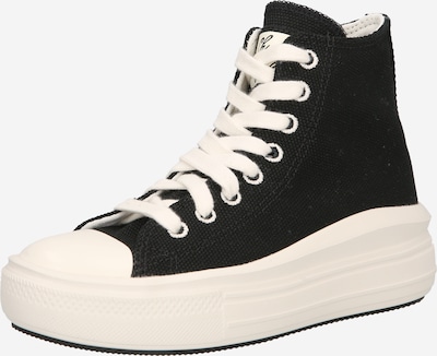 CONVERSE Baskets hautes 'Chuck Taylor All Star Move' en noir / blanc, Vue avec produit