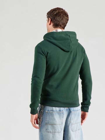 Superdry Кофта на молнии 'Essential' в Зеленый